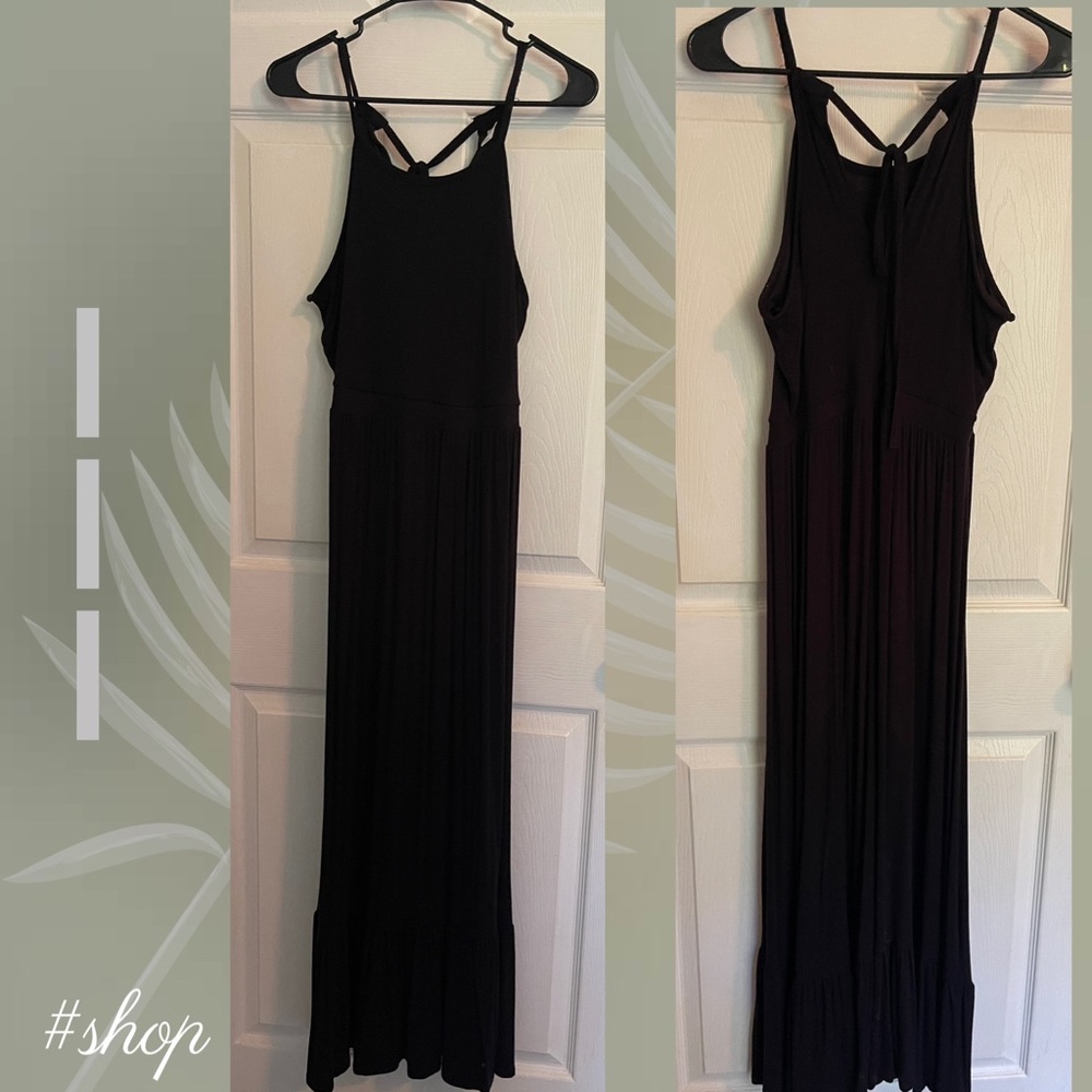 Old navy black Medium sleeveless maxi dress